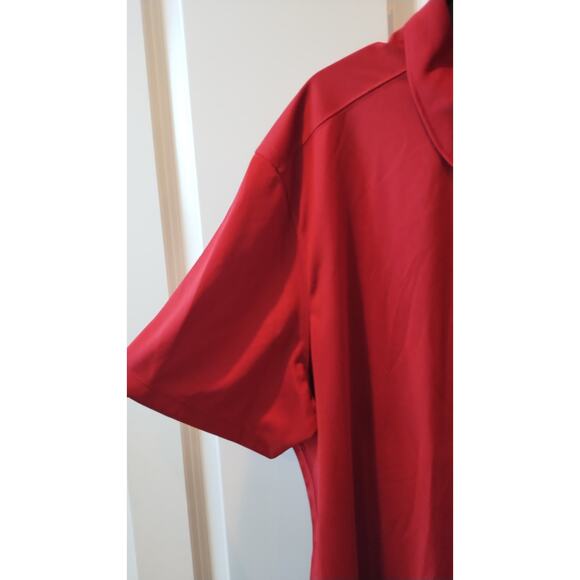 NWT Eddie Bauer Men Polo T shirt Red Short Sleeves T-Shirt Size 2XL - Picture 3 of 13